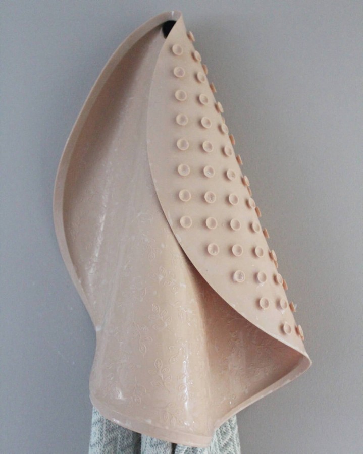 Antypoślizgowa mata do kąpieli - róż / Natruba