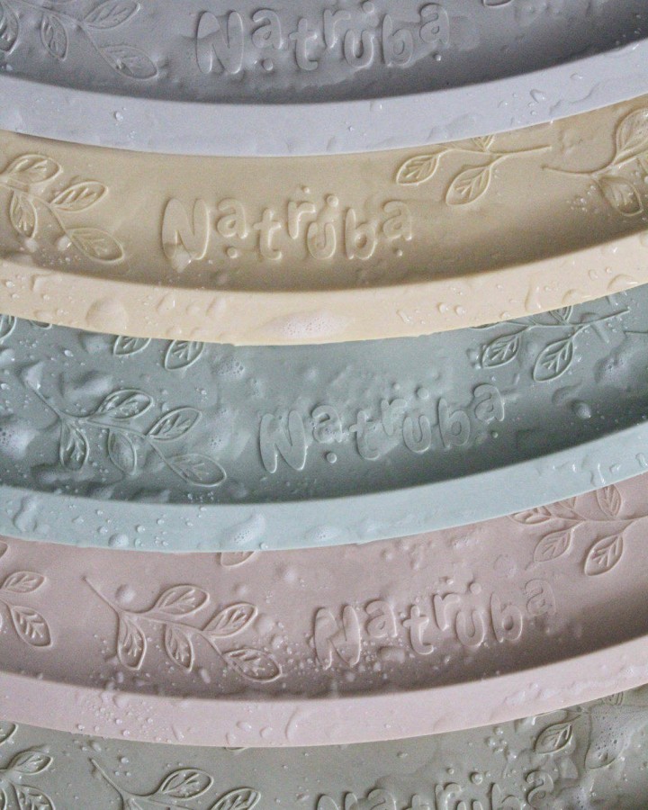 Antypoślizgowa mata do kąpieli - róż / Natruba