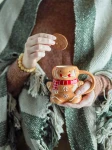 Dziecięcy kubek z kamionki w kształcie piernika - Ginnie, Brown / Bloomingville Mini