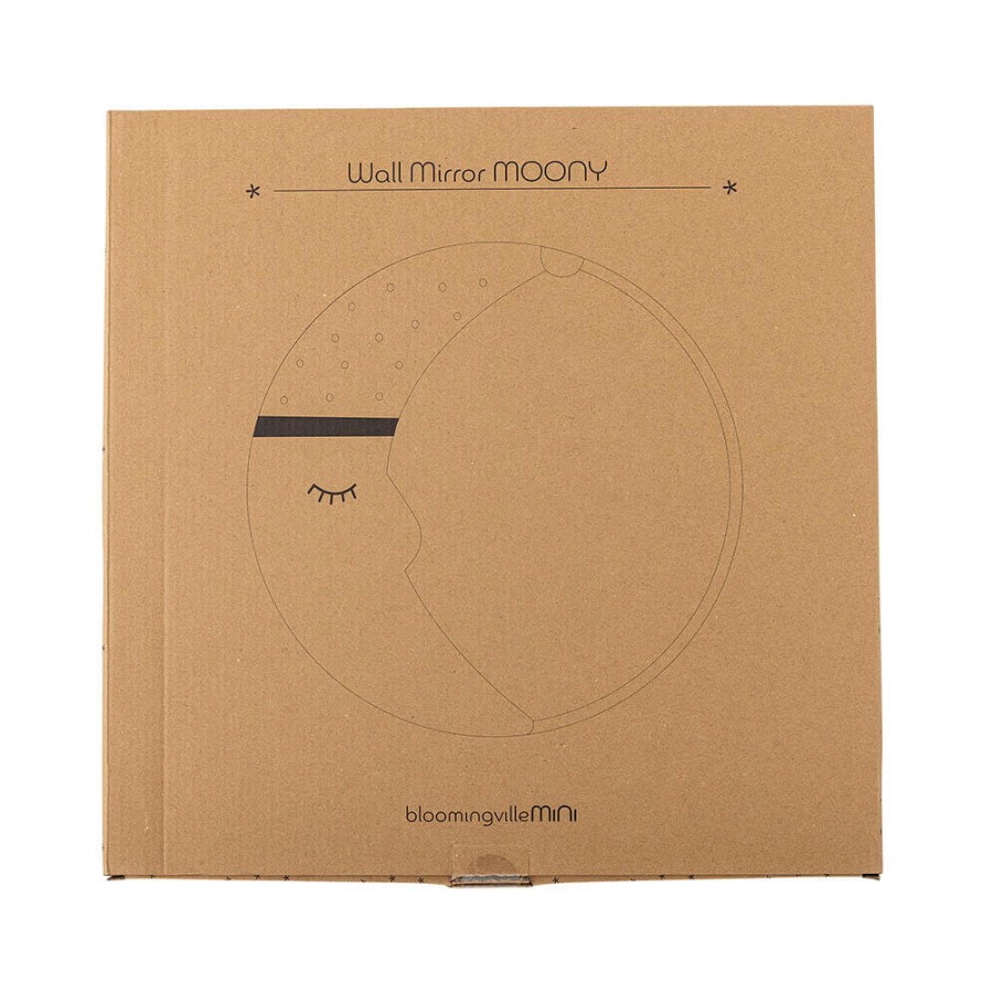 Lustro ścienne Moony - Nature / Bloomingville mini