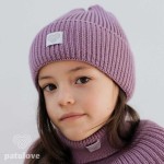 Czapka zimowa merino LILAC / Patulove