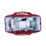 Torba Mommy bag Signature Urban Burgundy / Childhome