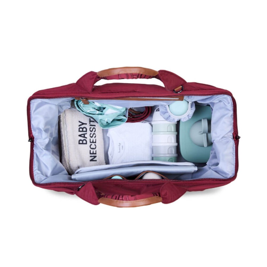 Torba Mommy bag Signature Urban Burgundy / Childhome