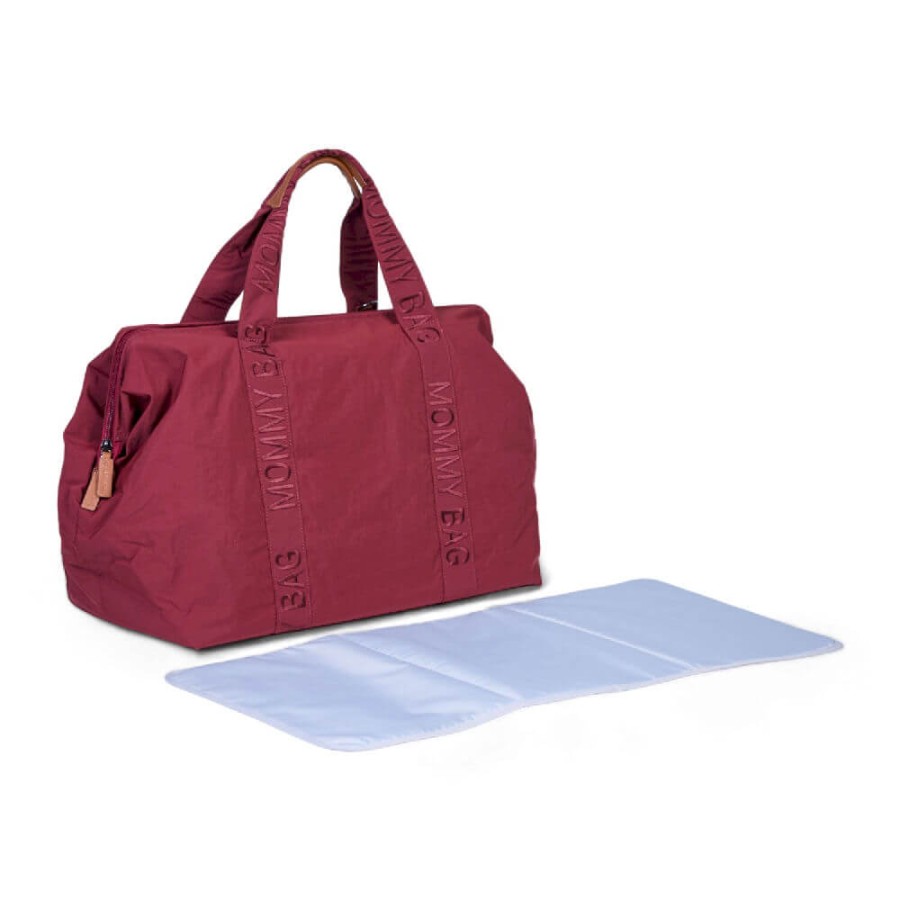 Torba Mommy bag Signature Urban Burgundy / Childhome