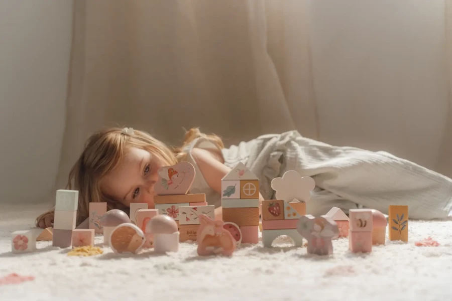 Zestaw klocków Fairy Garden FSC / Little Dutch