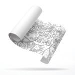 Kolorowanka w rolce – Miasto, 10m / Mideer