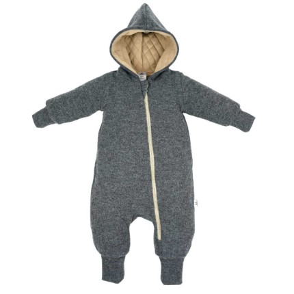 Kombinezon z wełny merino - GRAPHITE / Patulove