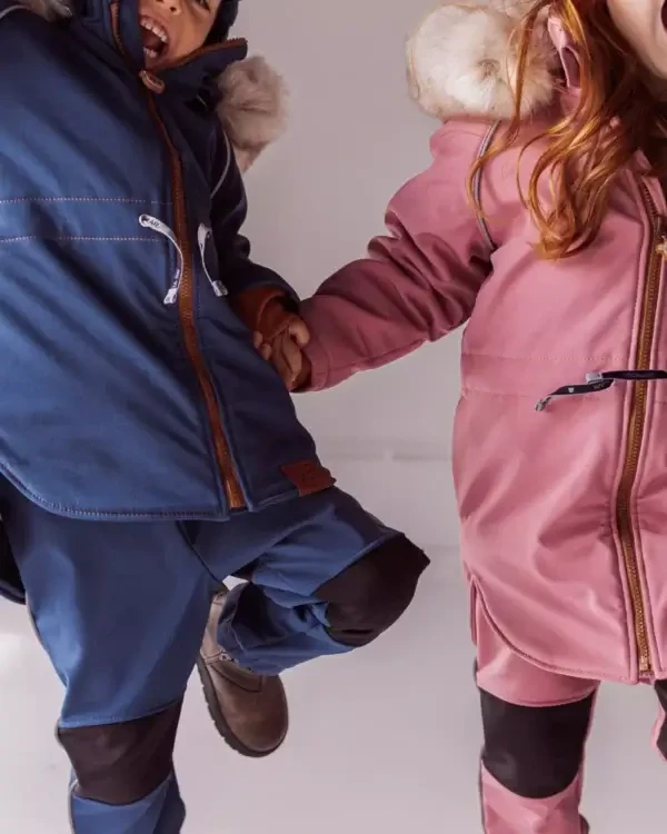 Zimowa kurtka dziecięca z ociepleniem Thinsulate - różowa / Strojmisie