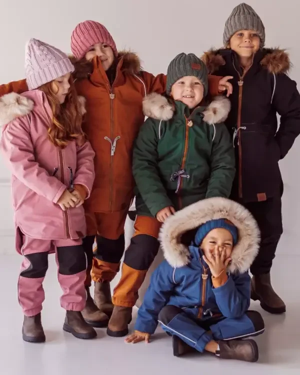 Zimowa kurtka dziecięca z ociepleniem Thinsulate - różowa / Strojmisie