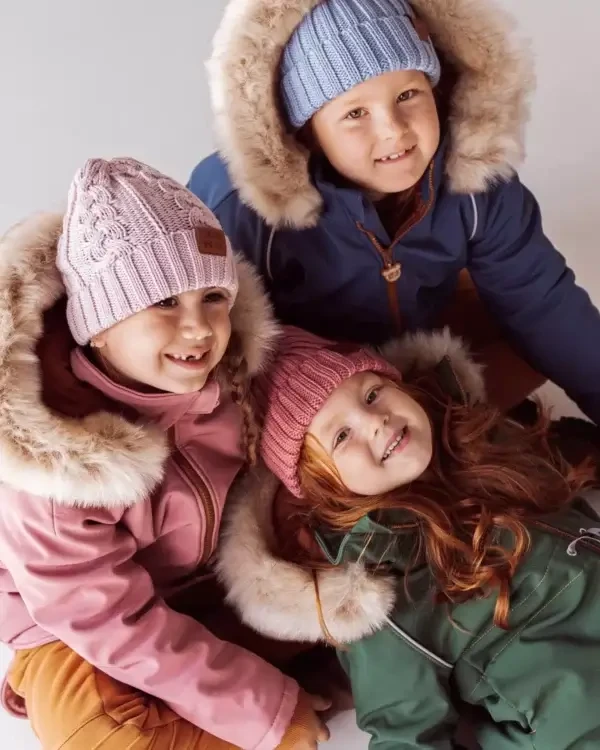 Zimowa kurtka dziecięca z ociepleniem Thinsulate - różowa / Strojmisie