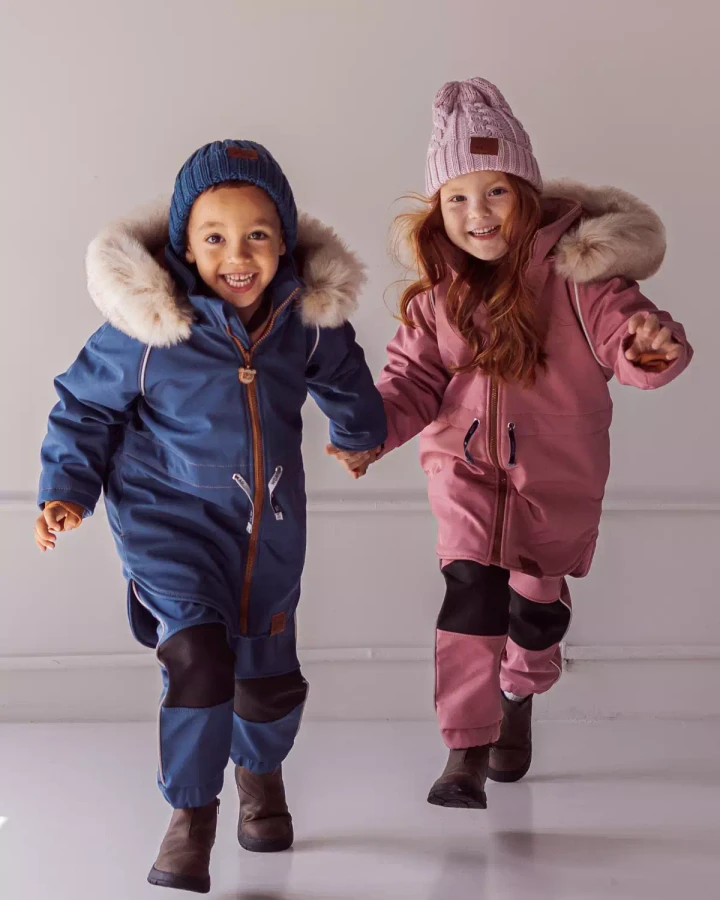 Zimowa kurtka dziecięca z ociepleniem Thinsulate - różowa / Strojmisie