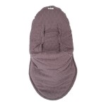 Polarowy zimowy śpiworek do wózka, wrzosowy Fleece Mauve / Lodger