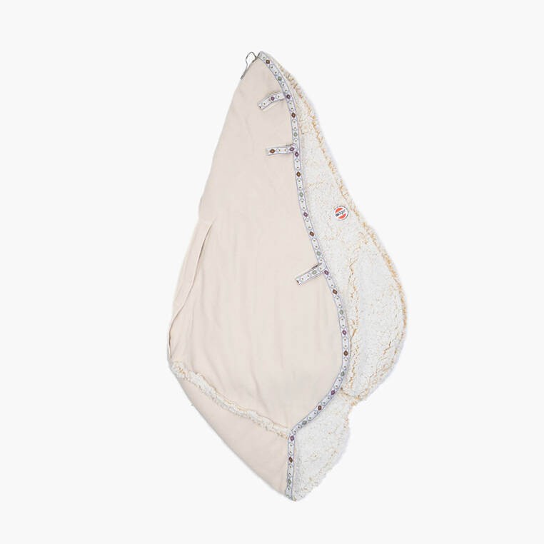Polarowy zimowy śpiworek do wózka, wrzosowy Fleece Mauve / Lodger