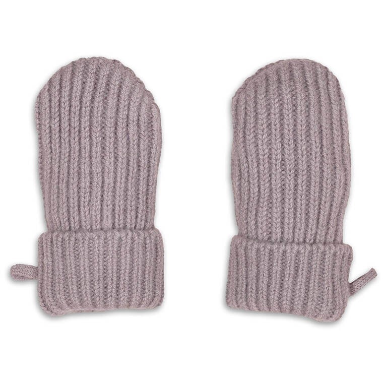 Rękawiczki dziecięce z wełny merino 100% - Rose / Lodger