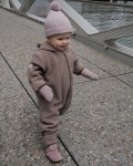 Rękawiczki dziecięce z wełny merino 100% - Rose / Lodger