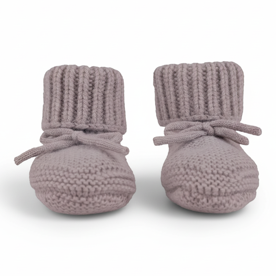 Buciki niechodki z wełny merino 100% - Rose / Lodger