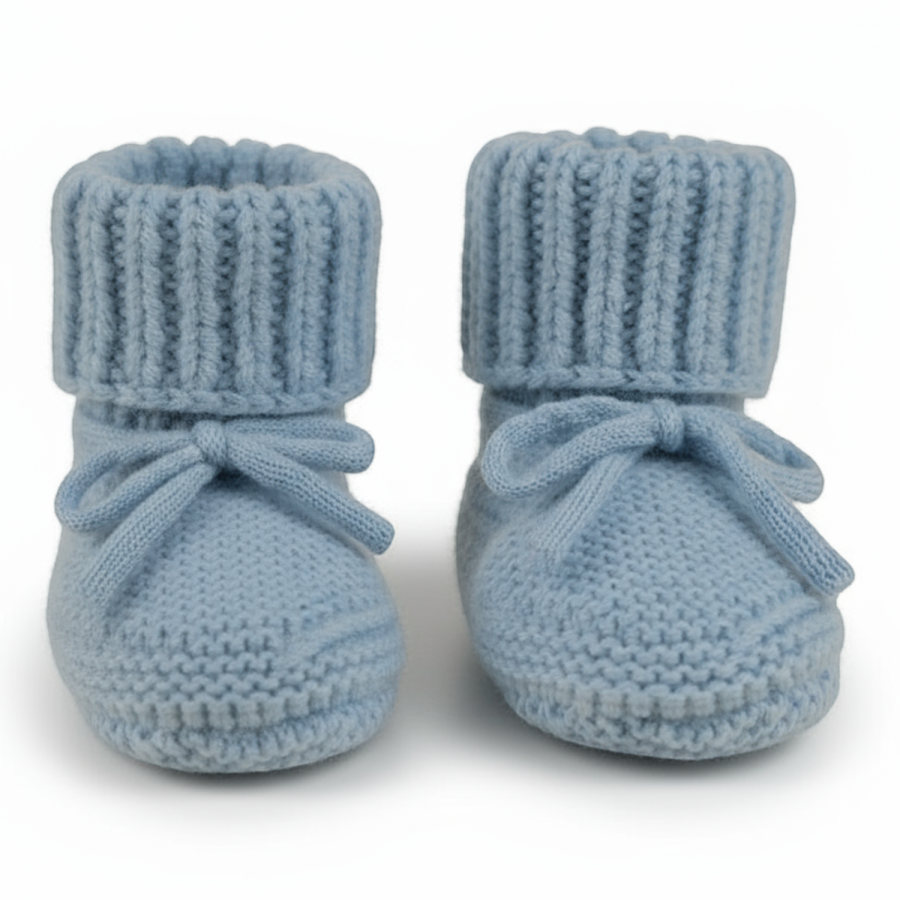 Buciki niechodki z wełny merino 100% - Blue Fogg / Lodger