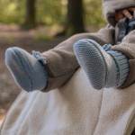 Buciki niechodki z wełny merino 100% - Blue Fogg / Lodger