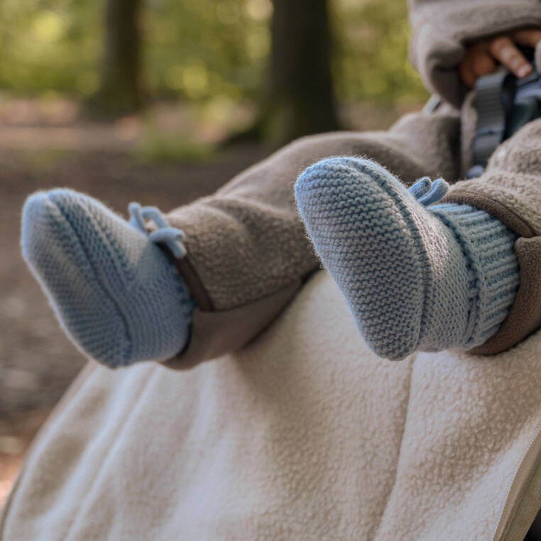 Buciki niechodki z wełny merino 100% - Blue Fogg / Lodger