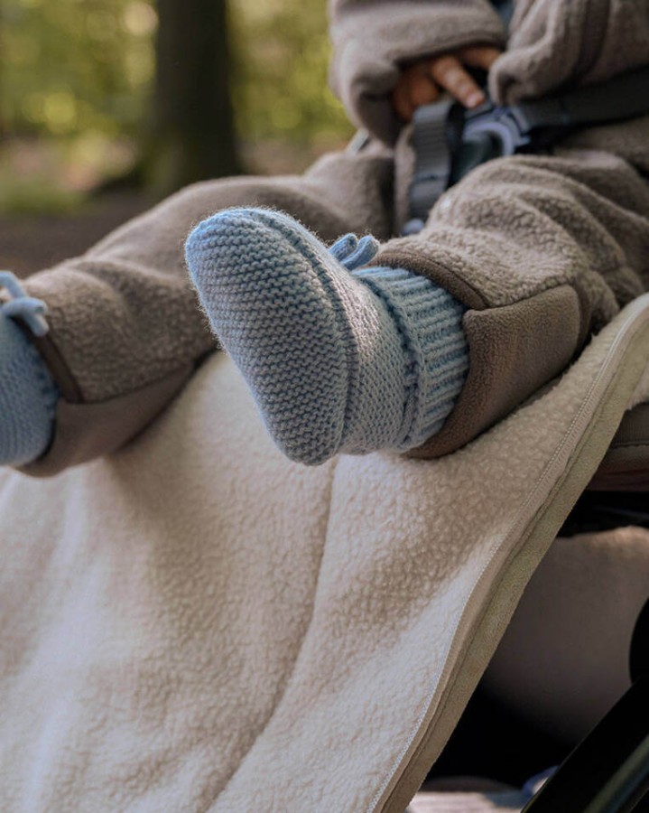 Buciki niechodki z wełny merino 100% - Blue Fogg / Lodger