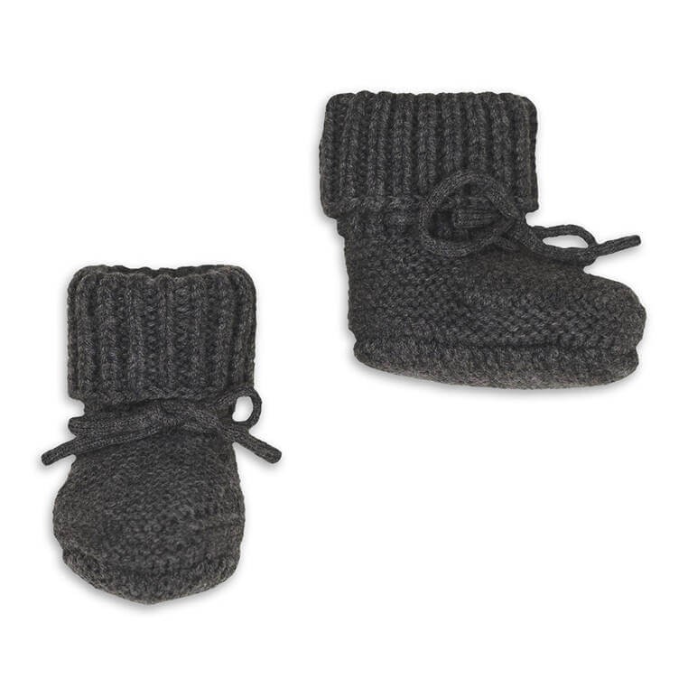 Buciki niechodki z wełny merino 100% - Pigeon / Lodger