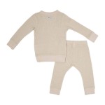 Dwuczęściowa piżamka bawełniana Ciumbelle - Ivory / Lodger