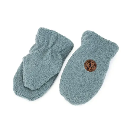 Rękawice do wózka zimowe Alpaka – Gray Sage / Makaszka