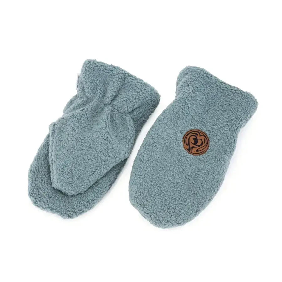 Rękawice do wózka zimowe Alpaka – Gray Sage / Makaszka