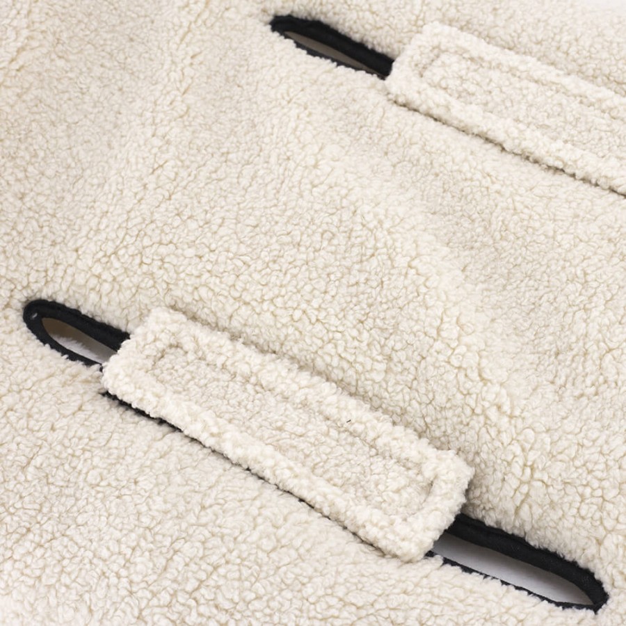 Śpiworek do wózka 0-12m. Alpaka – Ivory / Makaszka