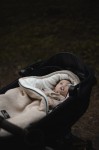 Śpiworek do wózka 0-12m. Alpaka – Dusty Pink / Makaszka