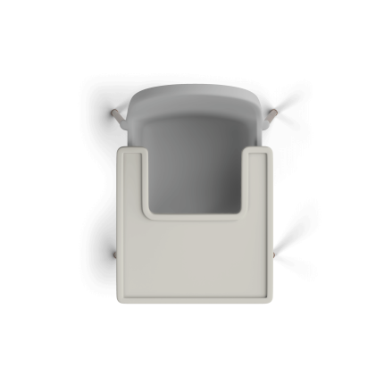 Mata silikonowa do krzesełka IKEA Antilop - Cream / Babysteps