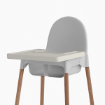 Mata silikonowa do krzesełka IKEA Antylop - Cream / Babysteps