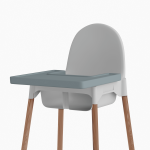 Mata silikonowa do krzesełka IKEA Antilop - Ether / Babysteps