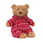 Miś Bartłomiej w Zimowej Piżamce 26 cm / Jellycat