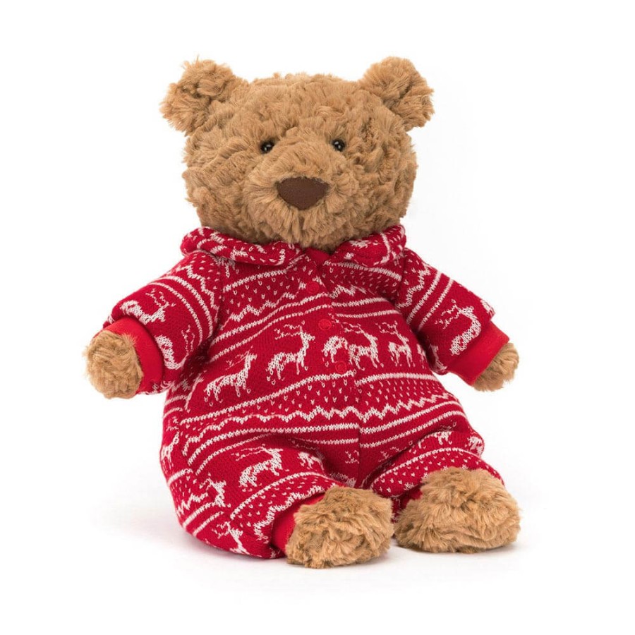Miś Bartłomiej w Zimowej Piżamce 26 cm / Jellycat