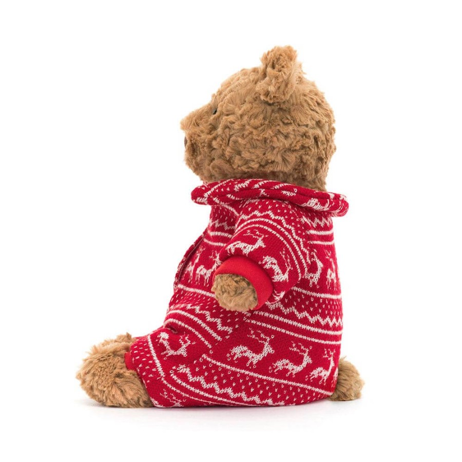 Miś Bartłomiej w Zimowej Piżamce 26 cm / Jellycat