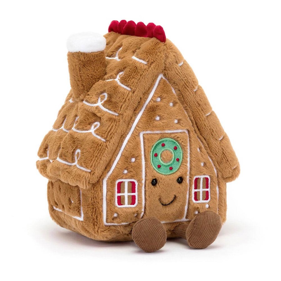 Wesoły Piernikowy Domek 22 cm / Jellycat