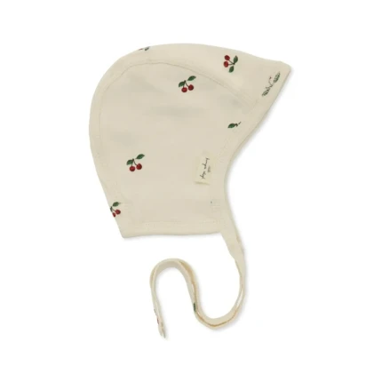 Czapka bonetka Gots - Cherry / Konges slojd
