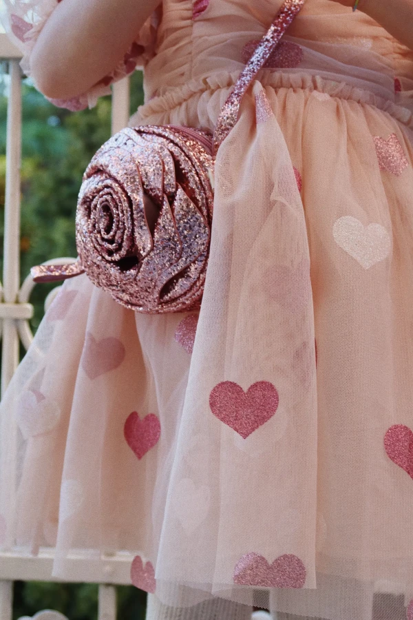 Torebka dziecięca Rose - Glitter Rose / Konges slojd