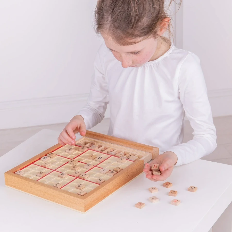 Drewniana gra Sudoku / Bigjigs Toys