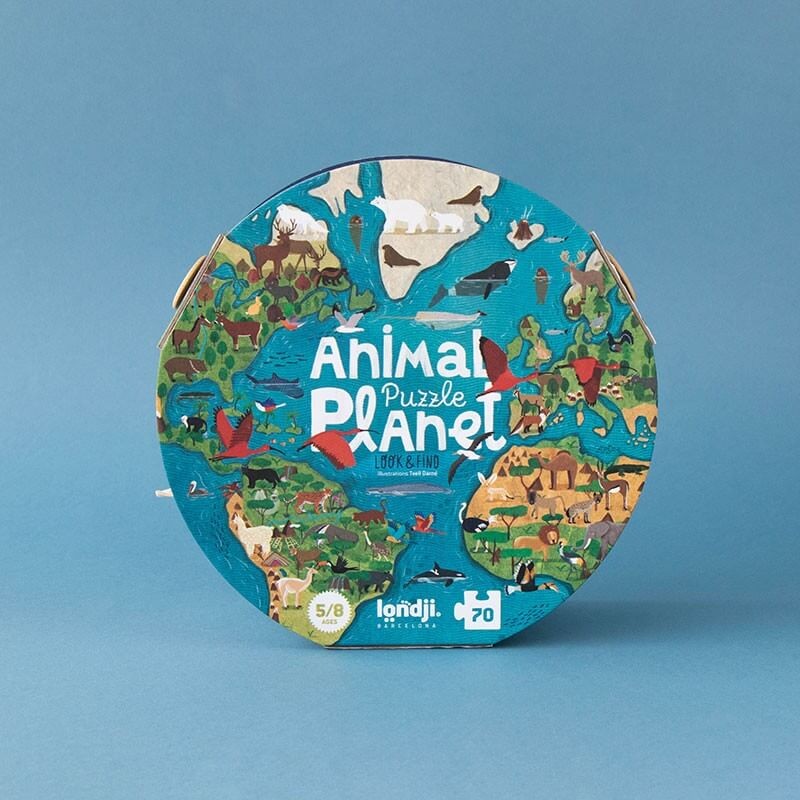 Puzzle z grą obserwacyjną Animal Planet / Londji