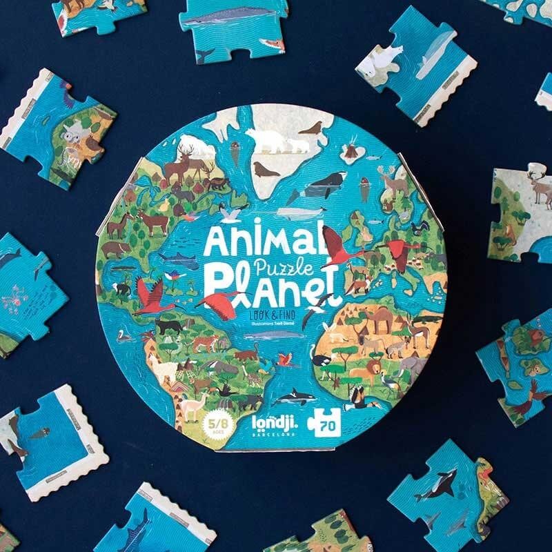 Puzzle z grą obserwacyjną Animal Planet / Londji