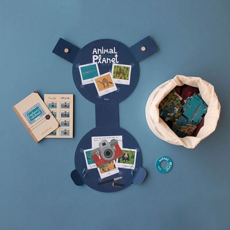 Puzzle z grą obserwacyjną Animal Planet / Londji