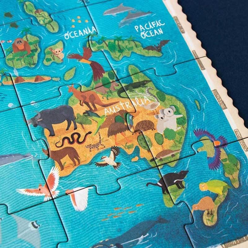 Puzzle z grą obserwacyjną Animal Planet / Londji