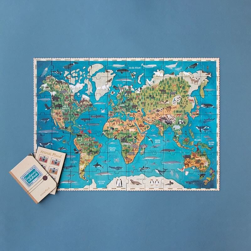 Puzzle z grą obserwacyjną Animal Planet / Londji