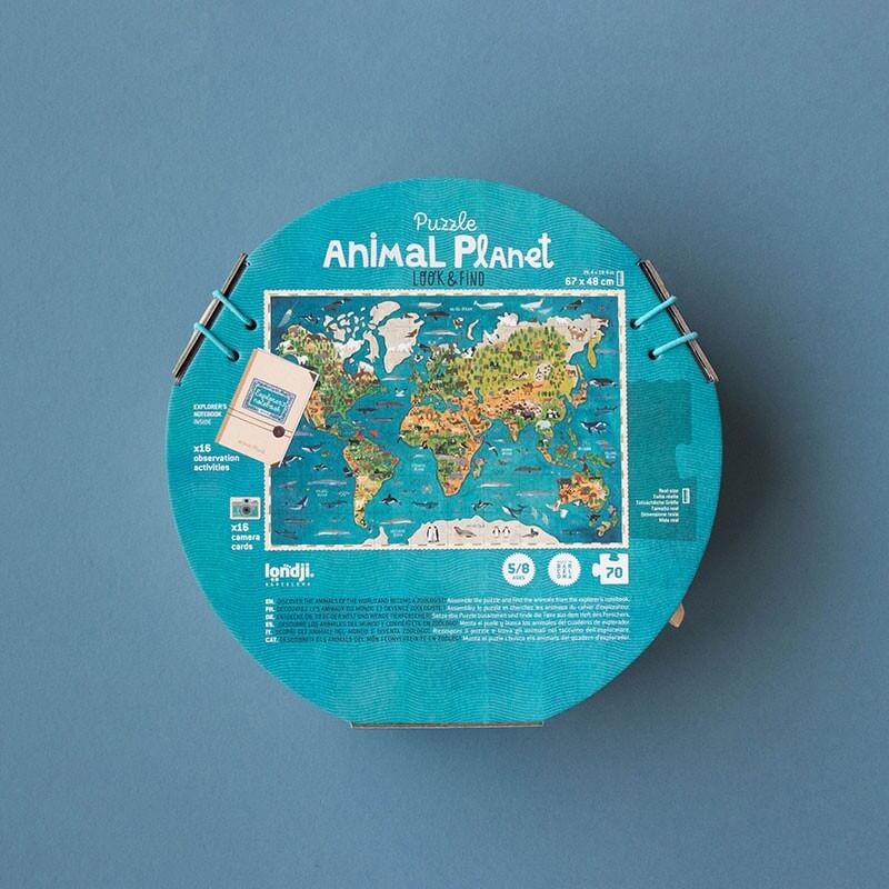 Puzzle z grą obserwacyjną Animal Planet / Londji