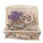 Laleczka Milly w torebce z zestawem ubranek - Brown / Bloomingville Mini