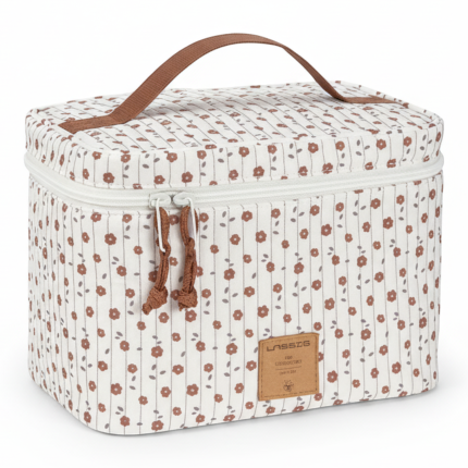 Kuferek podróżny na akcesoria Flowers White / Lassig 1106018336