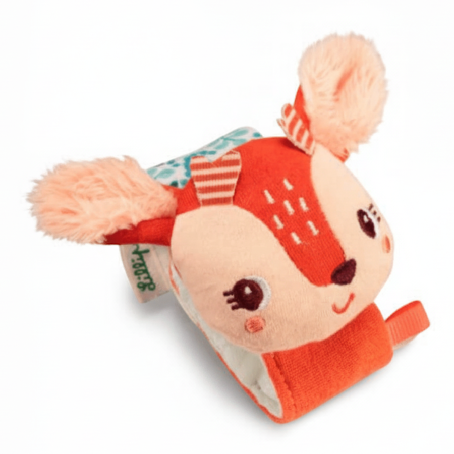 Grzechotka na rękę Sarenka Stella z szeleszczącą folią ECO 0 m+ / Lilliputiens 83387