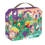 Puzzle obserwacyjne w walizce Baśnie 24 elementy 3+ / Janod J02646